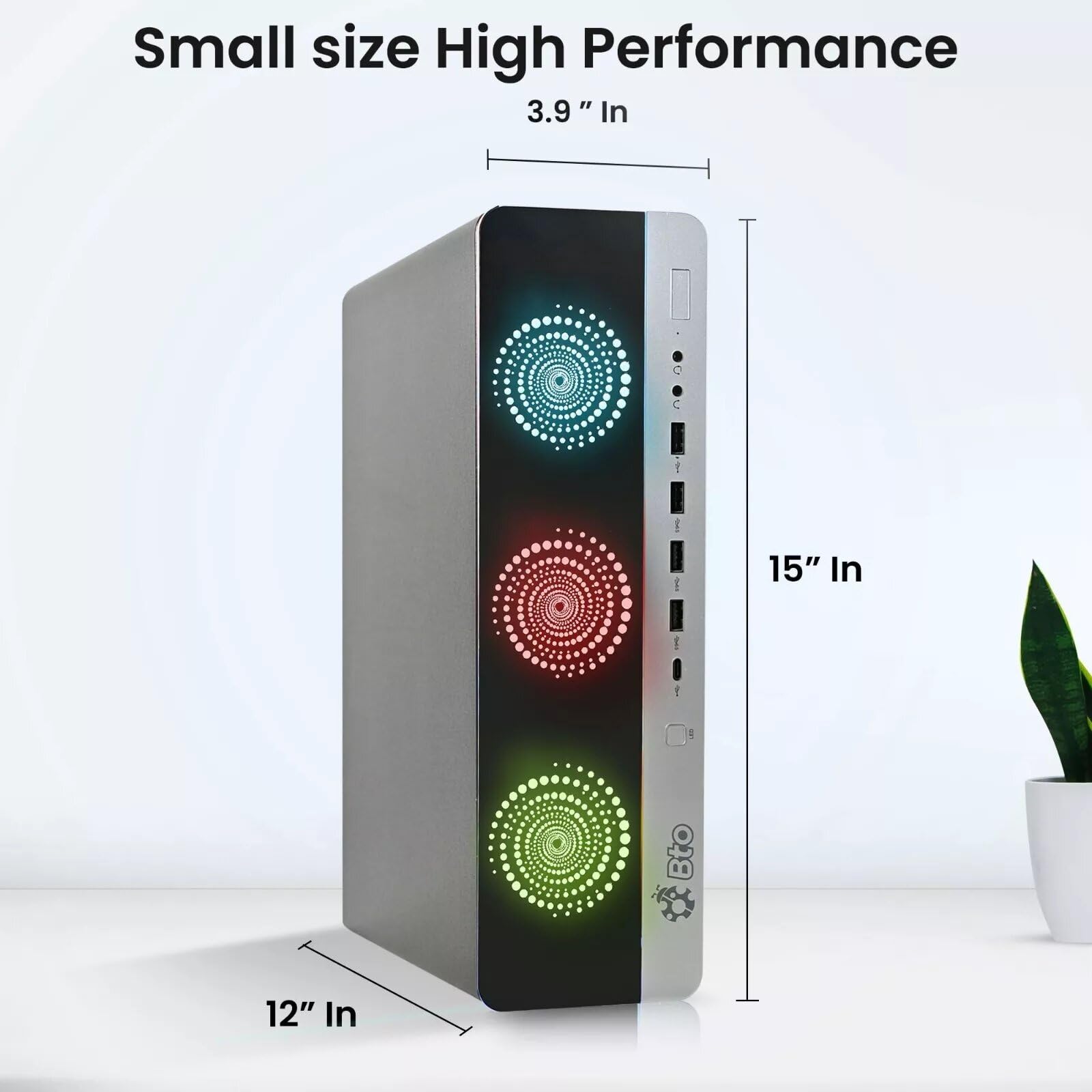 Amazon.com: PC de escritorio HP 8G3 RGB para juegos, procesador